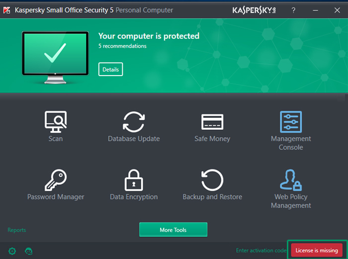 Langkah Aktivasi Kaspersky Small Office Security (KSOS)