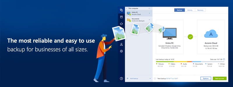 Perbedaan Antara Acronis Backup 12.5 Standard dan Advanced